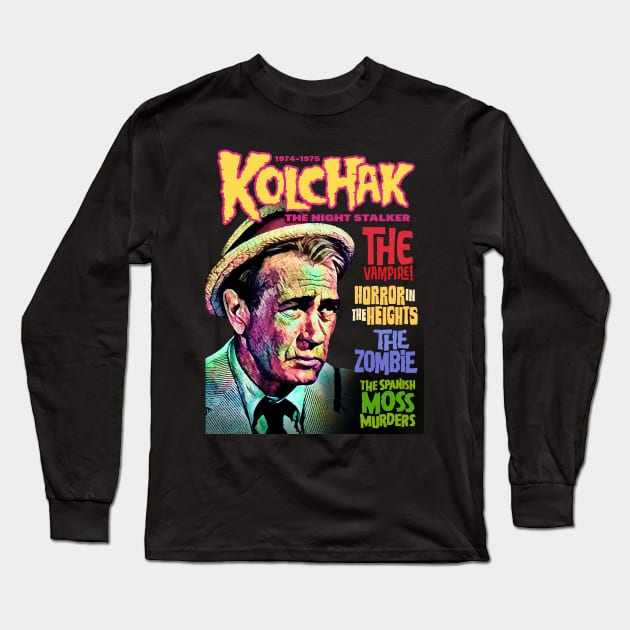 Kolchak The Night Stalker (style 1) by HomeStudio Long Sleeve T-Shirt by HomeStudio